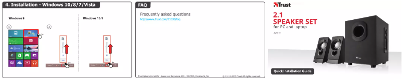 Imagen de la primera página del manual del dispositivo Argo 2.1