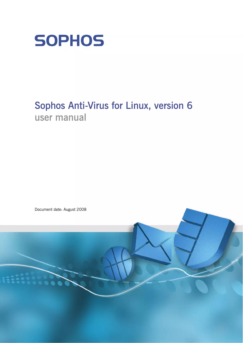 Imagen de la primera página del manual del dispositivo Anti-Virus for linux v6