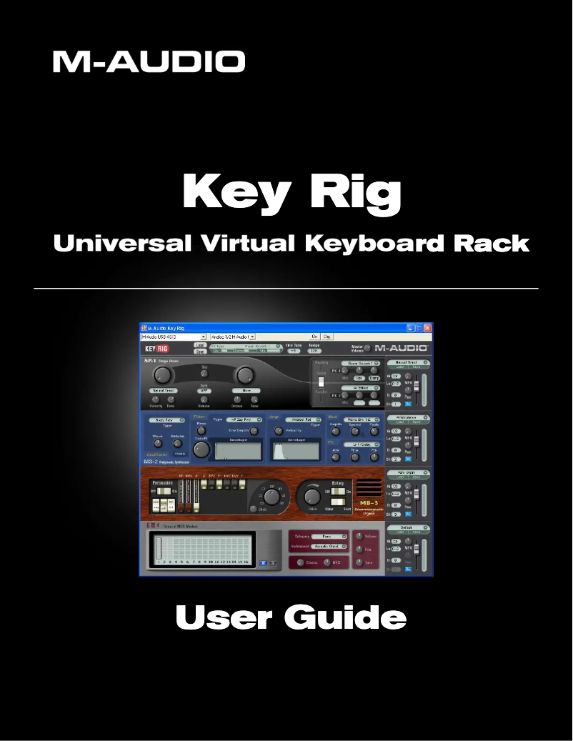 Imagen de la primera página del manual del dispositivo Key Rig