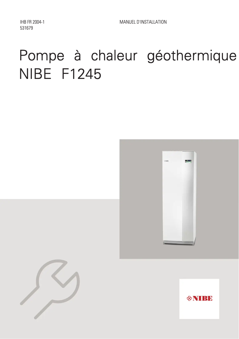 Imagen de la primera página del manual del dispositivo F1245-8