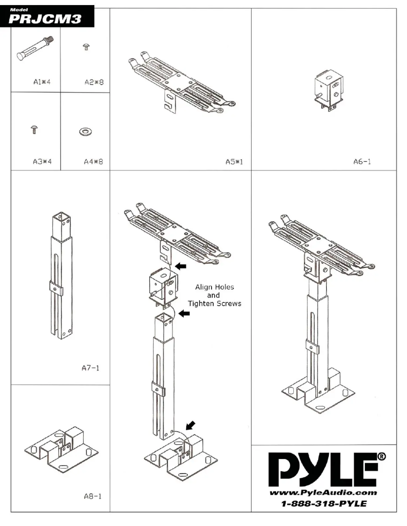 Imagen de la primera página del manual del dispositivo PRJCM3