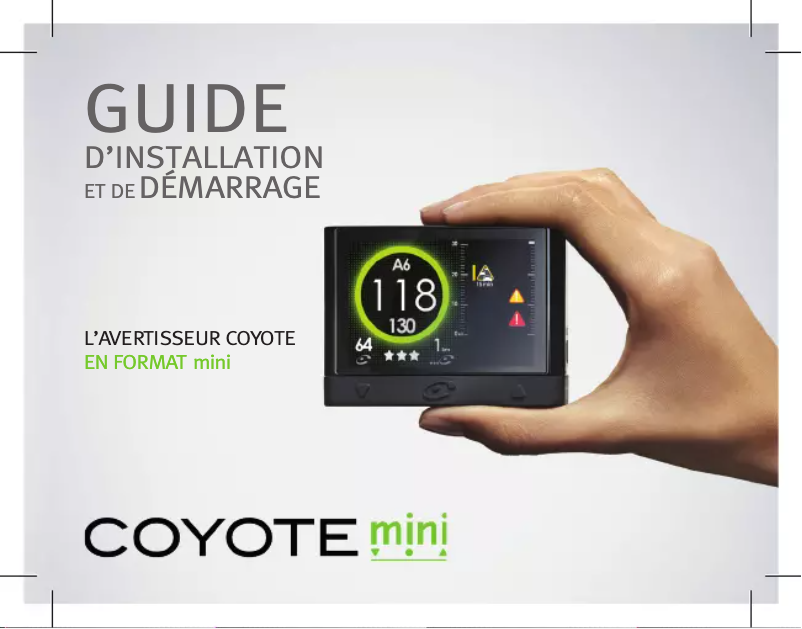 Imagen de la primera página del manual del dispositivo Mini