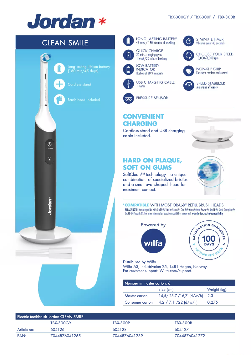 Imagen de la primera página del manual del dispositivo Clean Smile Plus