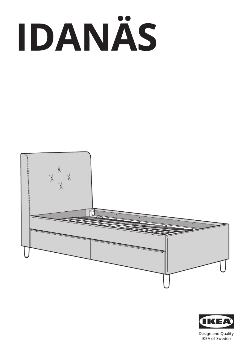 Página 1 del manual Manual de usuario Ikea IDANÄS 104.596.20