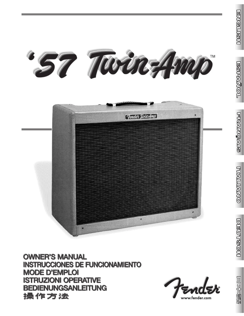 Imagen de la primera página del manual del dispositivo '57 Twin-Amp