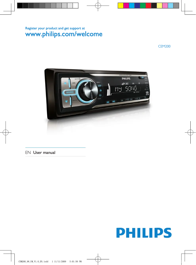 Imagen de la primera página del manual del dispositivo CEM-200