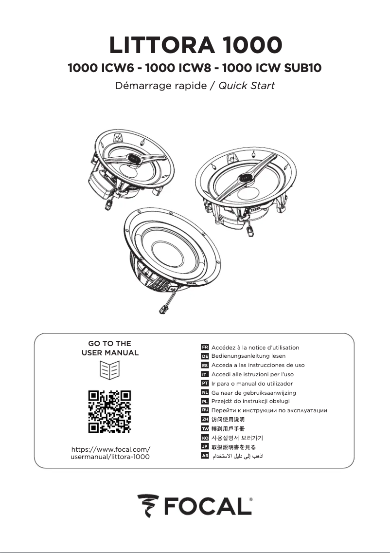 Imagen de la primera página del manual del dispositivo Littora 1000 ICW SUB10