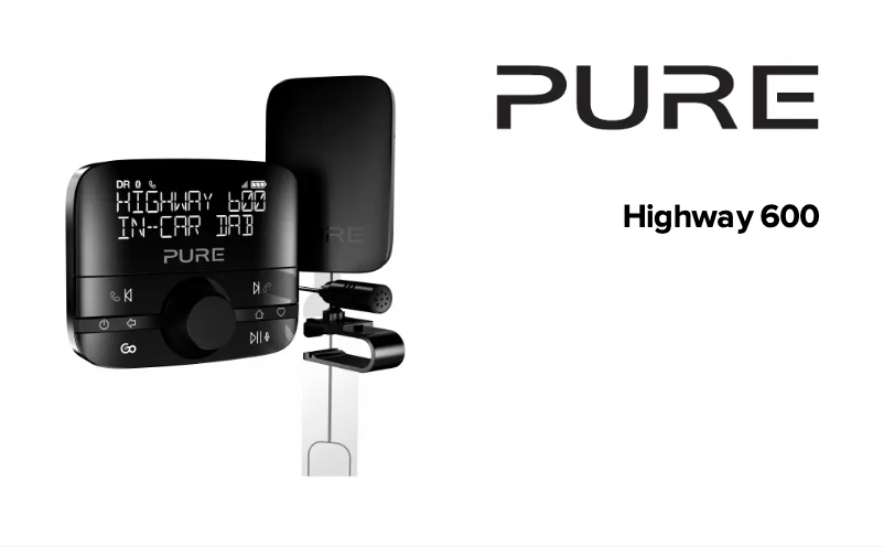 Imagen de la primera página del manual del dispositivo Highway 600