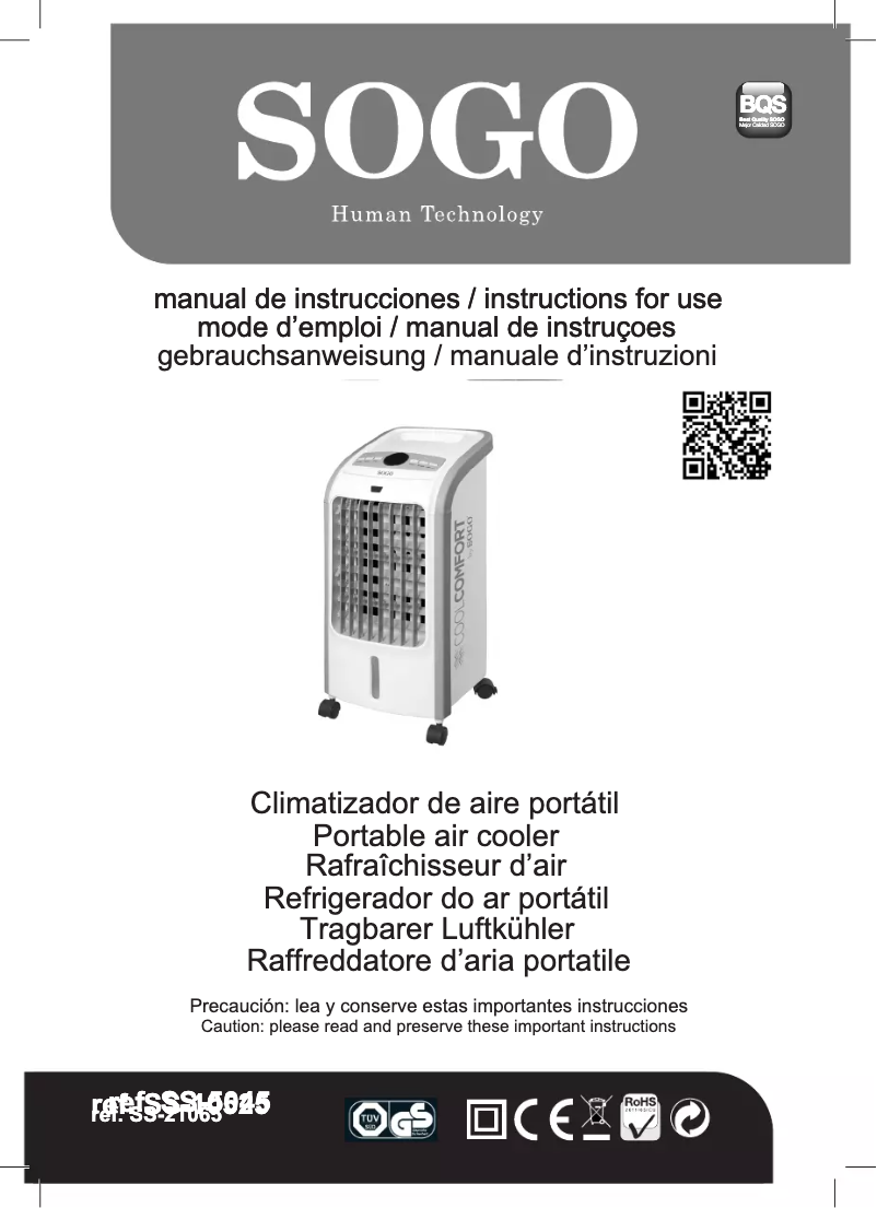 Imagen de la primera página del manual del dispositivo AIR-SS-21065