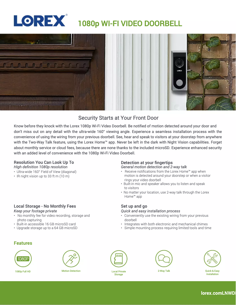 Imagen de la primera página del manual del dispositivo LNWDB1-EG