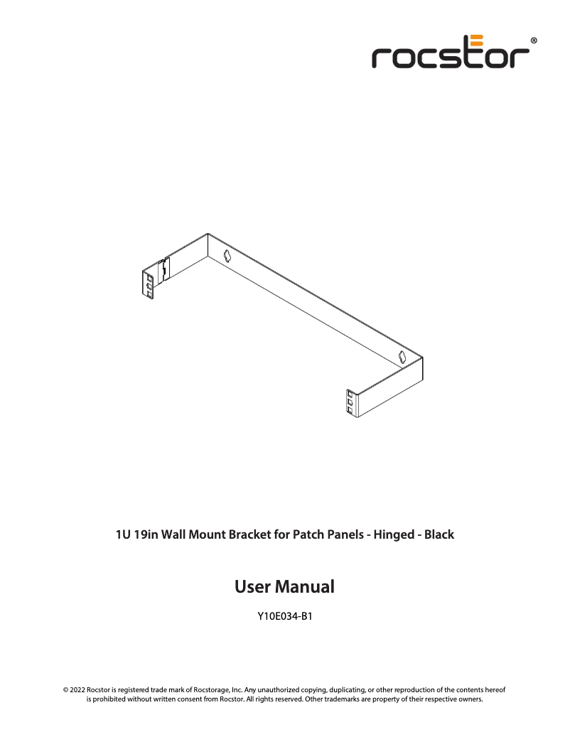 Imagen de la primera página del manual del dispositivo Y10E034-B1