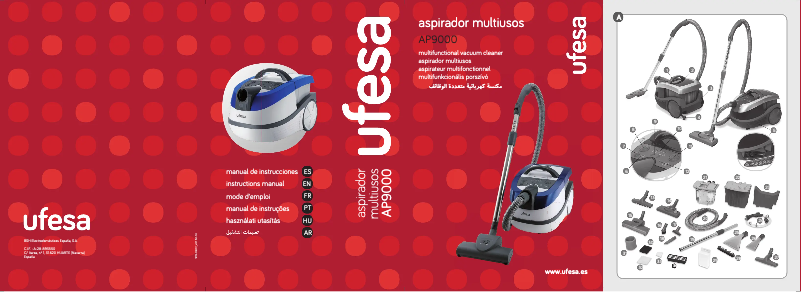 Página 1 del manual Manual de instrucciones Ufesa AP9000