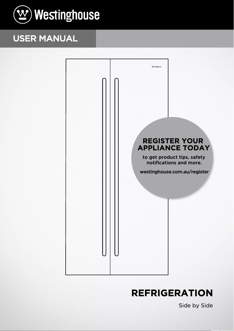 Página 1 del manual Manual de usuario Westinghouse WSE6200WA