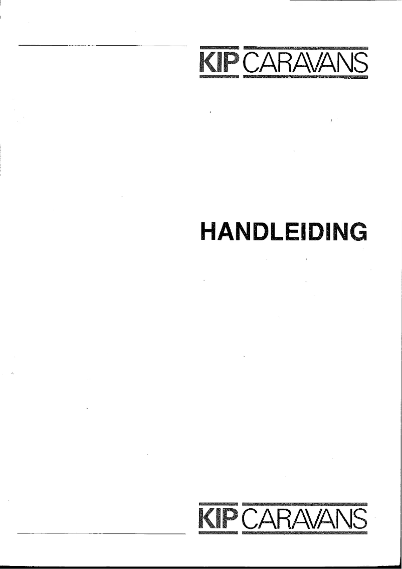 Página 1 del manual Manual de usuario Kip 1989