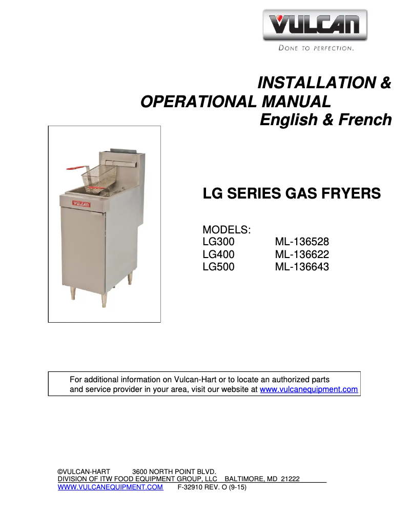 Imagen de la primera página del manual del dispositivo LG400
