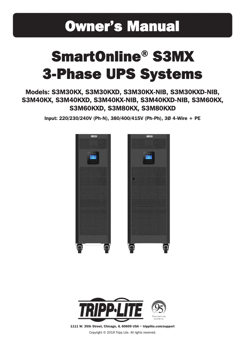 Imagen de la primera página del manual del dispositivo S3M30KXD