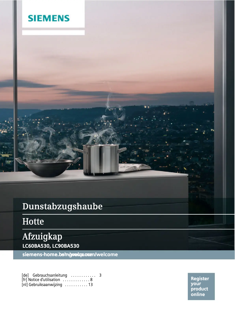 Página 1 del manual Manual de usuario Siemens LC90BA530