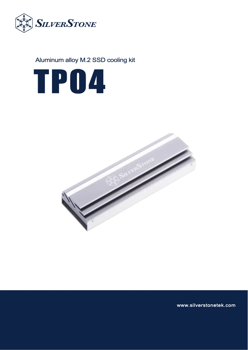 Página 1 del manual Manual de usuario Silverstone TP04