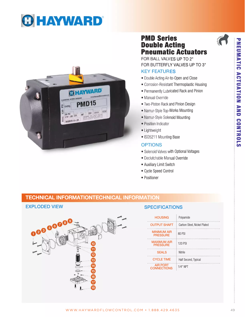 Página 1 del manual Manual de usuario Hayward PMD15
