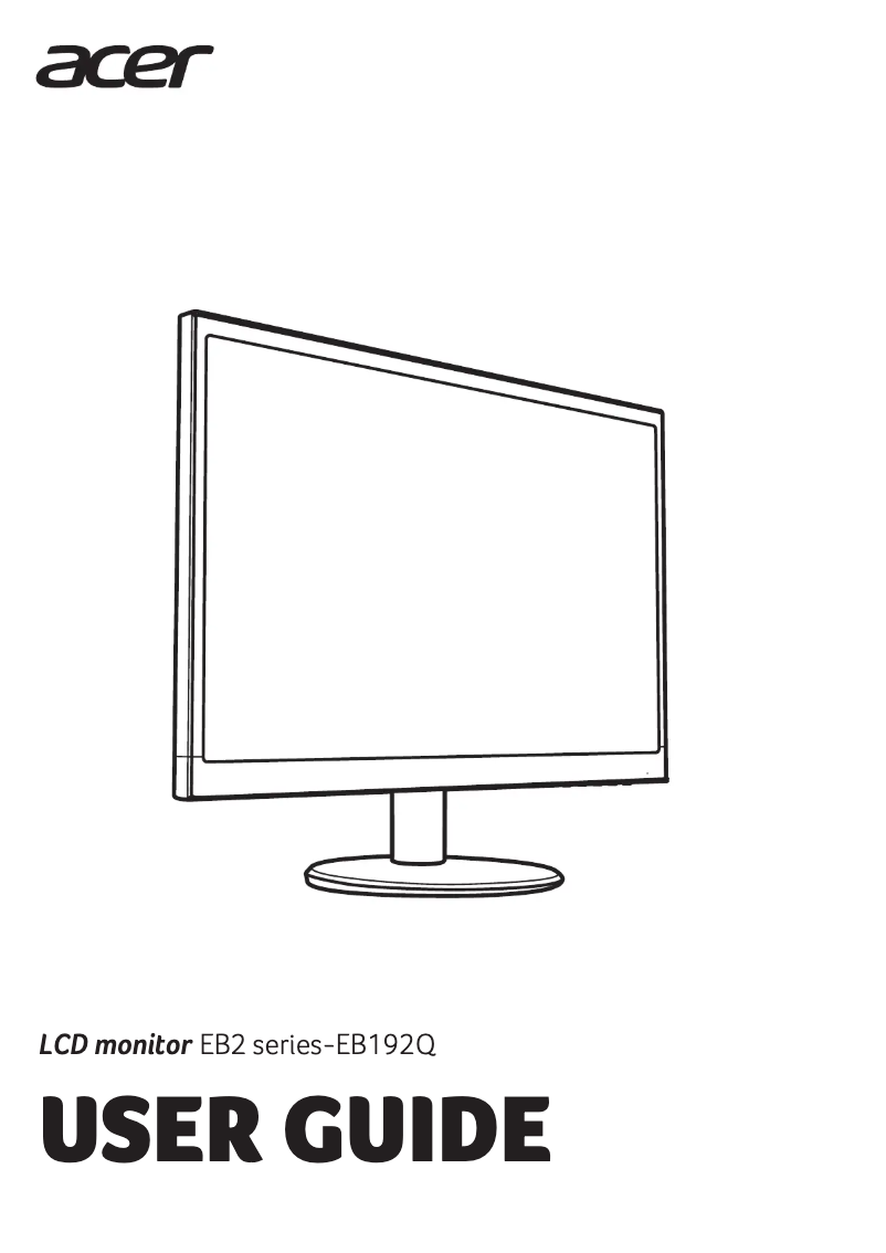 Imagen de la primera página del manual del dispositivo EB192QB