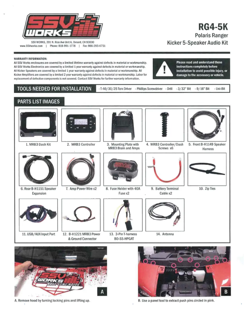 Imagen de la primera página del manual del dispositivo RG4-5K