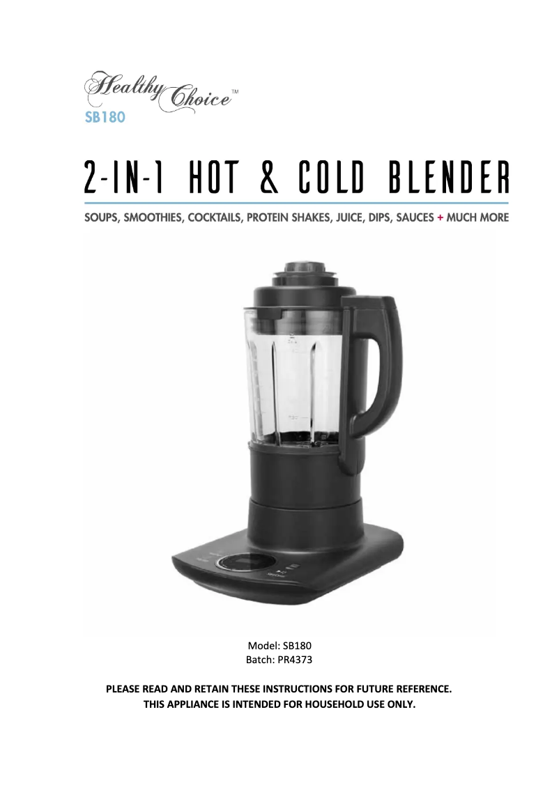 Página 1 del manual Manual de usuario Lenoxx SB180