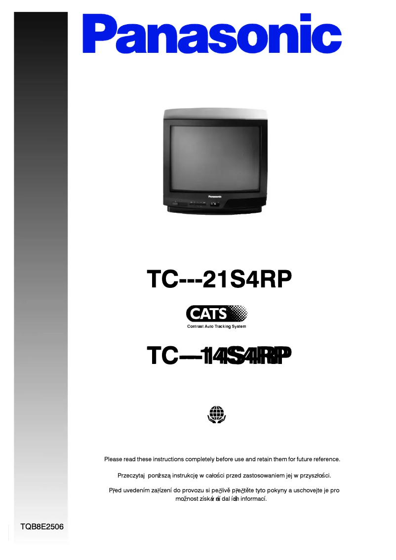 Página nº 1 - Manual de usuario Panasonic TC-21S4RP