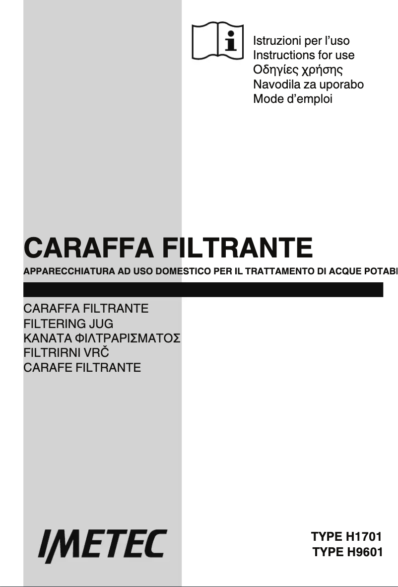 Imagen de la primera página del manual del dispositivo Acqua WP 120