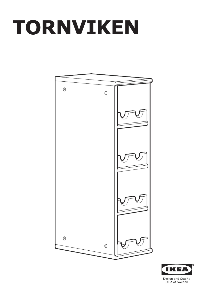 Imagen de la primera página del manual del dispositivo TORNVIKEN 103.590.36