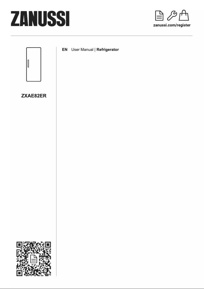 Página 1 del manual Manual de usuario Zanussi ZXAE82ER