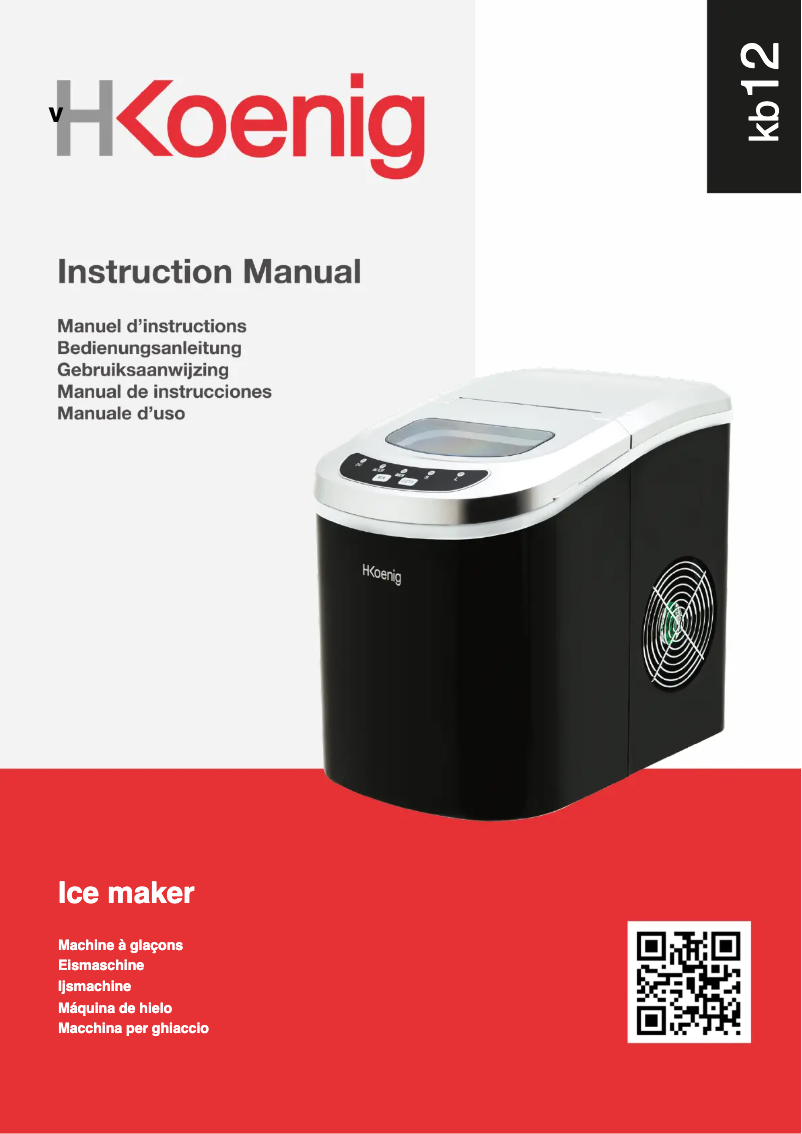 Imagen de la primera página del manual del dispositivo KB12