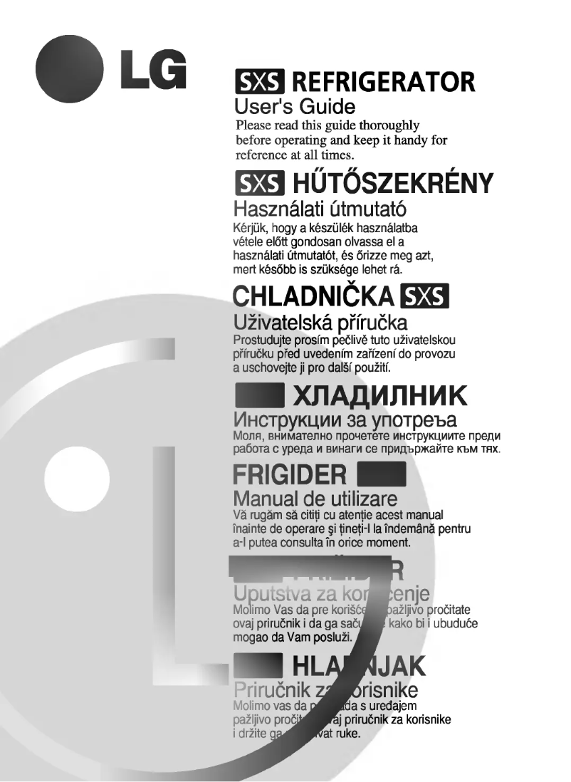 Página nº 1 - Manual de usuario LG GR-P207DTZA