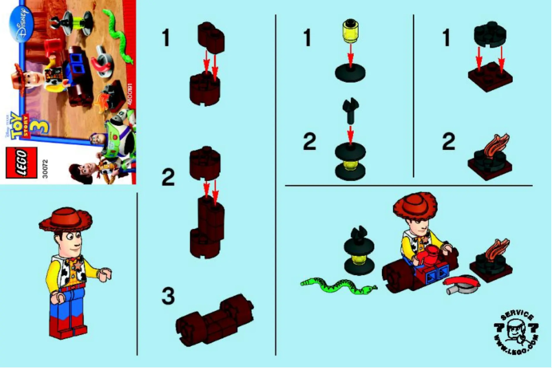 Imagen de la primera página del manual del dispositivo Woody's Camp Out