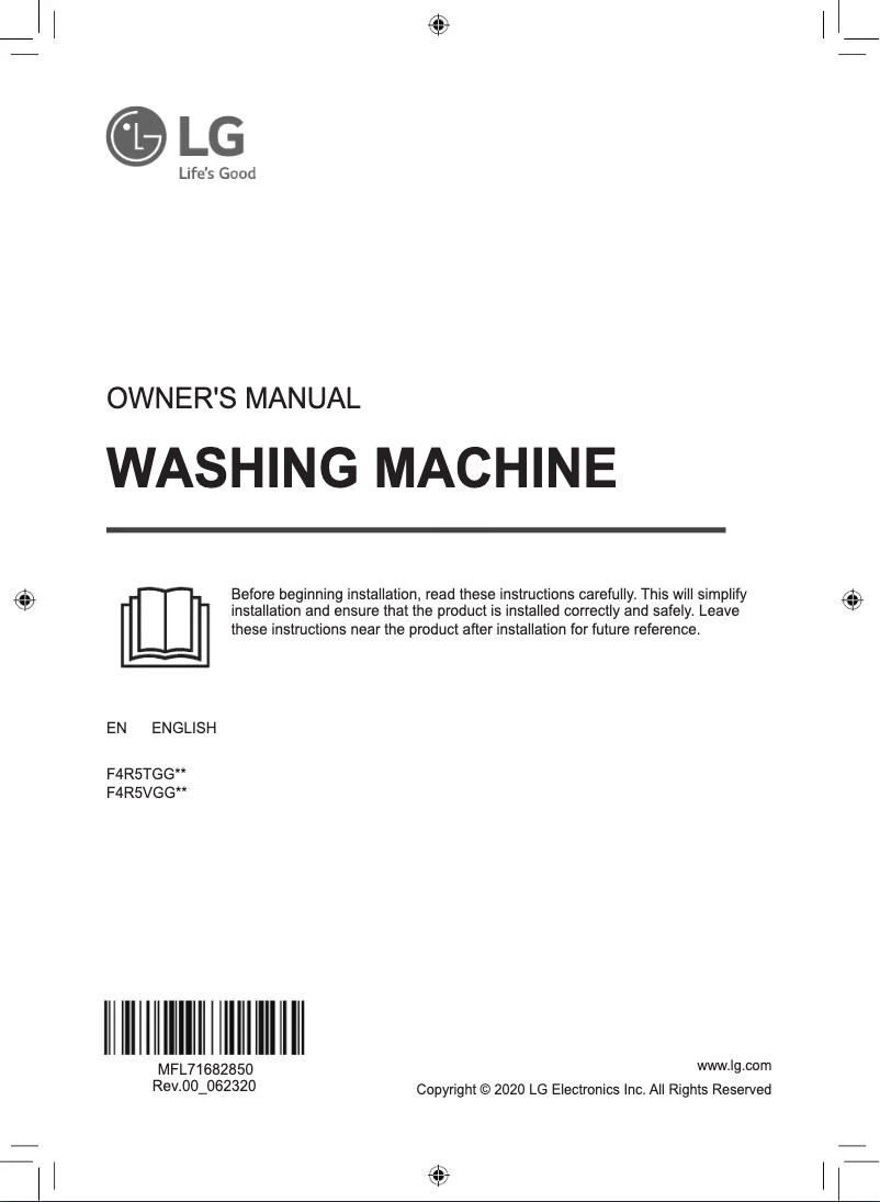 Página 1 del manual Manual de usuario LG F4R5VGG2E
