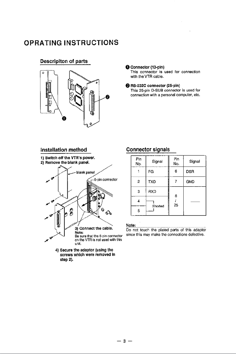 Imagen de la primera página del manual del dispositivo AG-LA672E