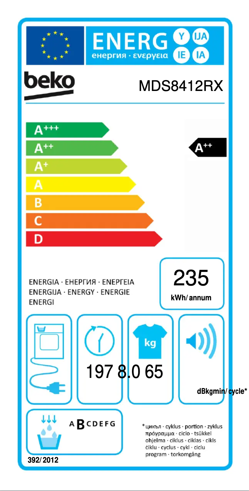 Imagen de la primera página del manual del dispositivo MDS8412RX