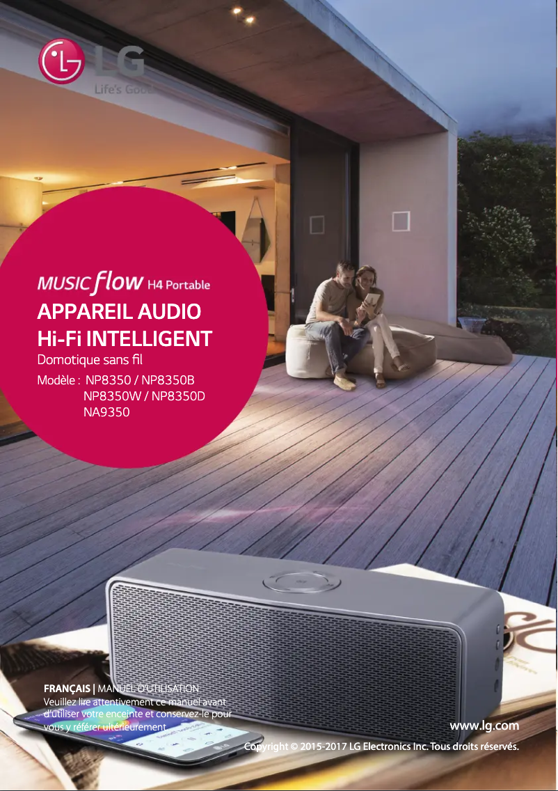 Imagen de la primera página del manual del dispositivo NP8350