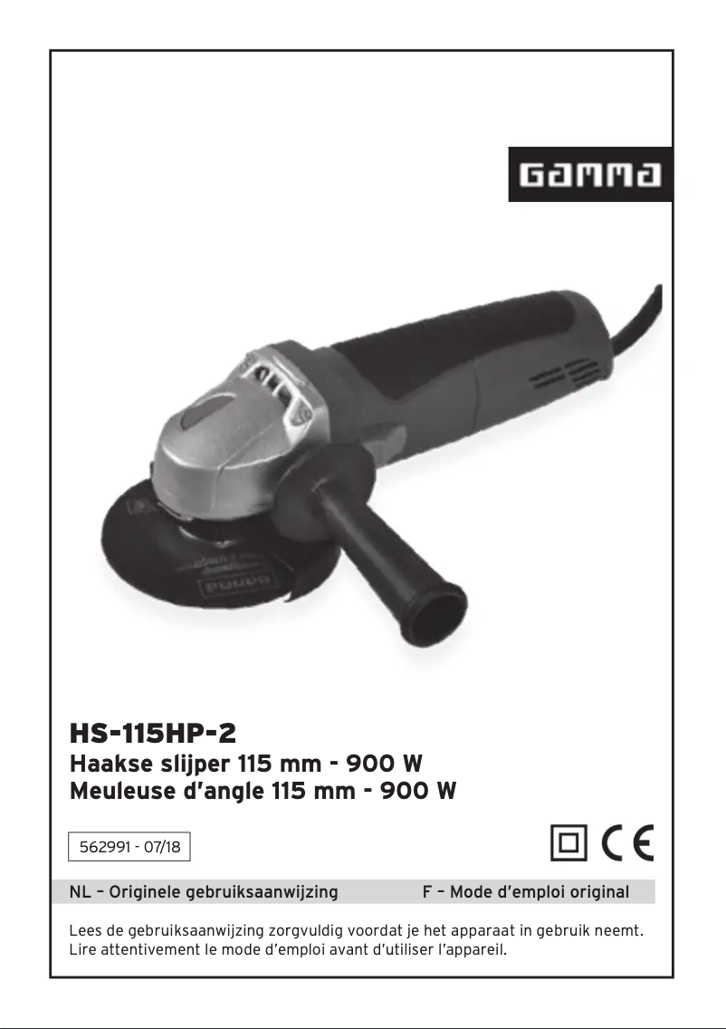 Imagen de la primera página del manual del dispositivo HS-115HP