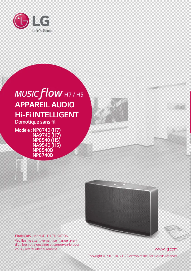 Imagen de la primera página del manual del dispositivo NP8740