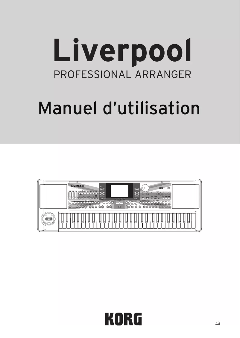 Página 1 del manual Manual de usuario Korg Liverpool