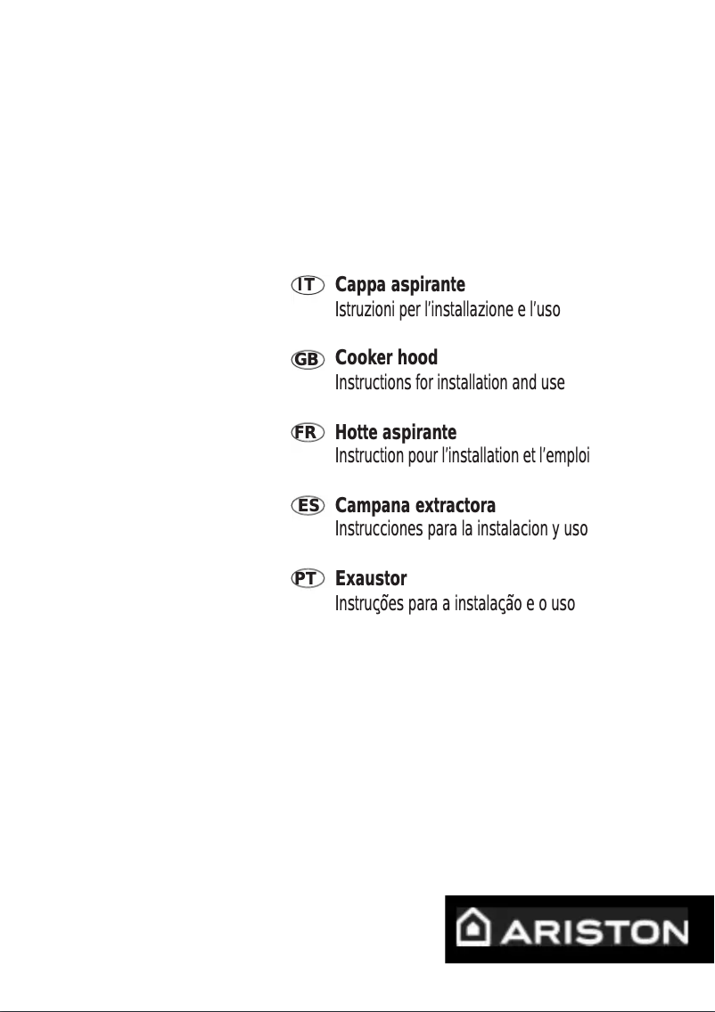 Página 1 del manual Manual de usuario Ariston Thermo HZV 9