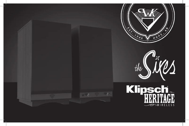 Página 1 del manual Manual de usuario Klipsch The Sixes