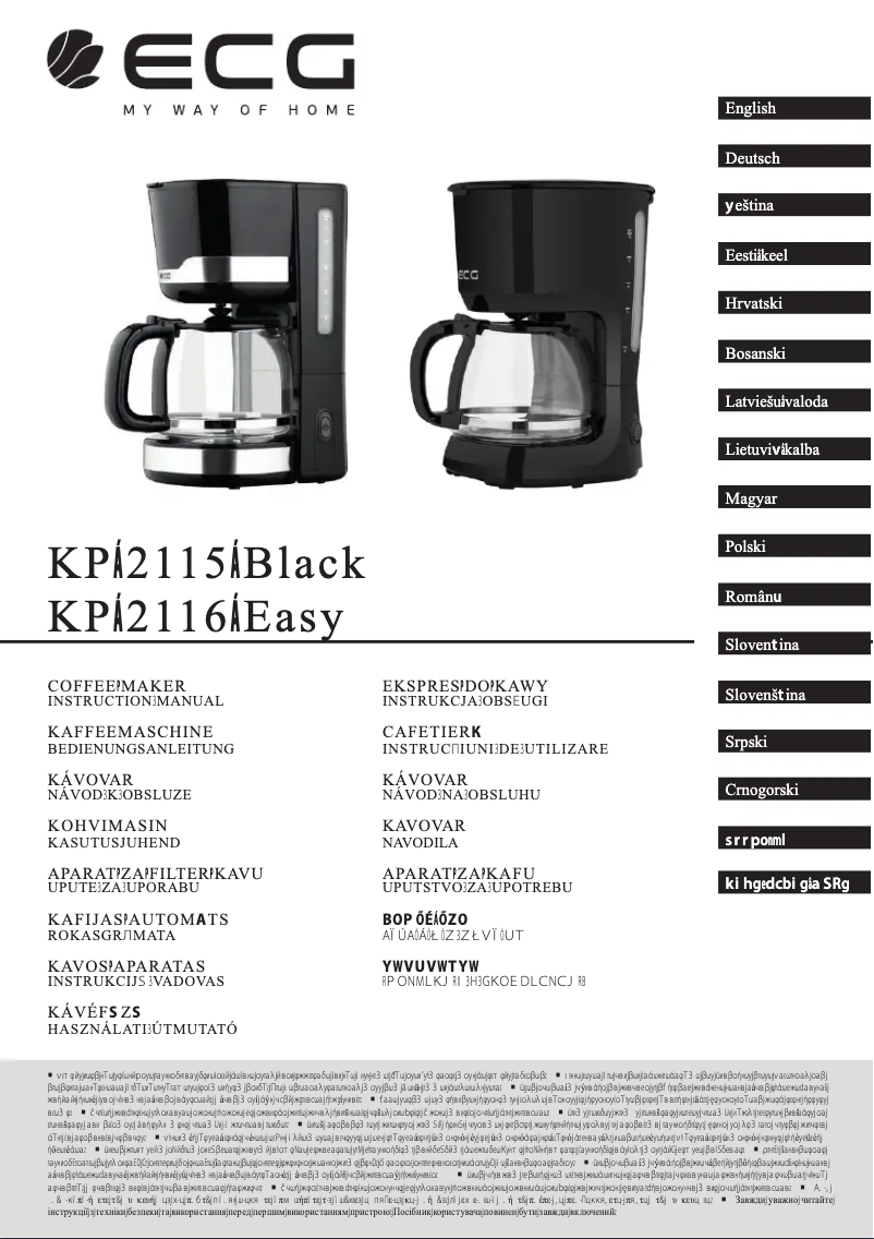 Imagen de la primera página del manual del dispositivo KP 2116 Easy