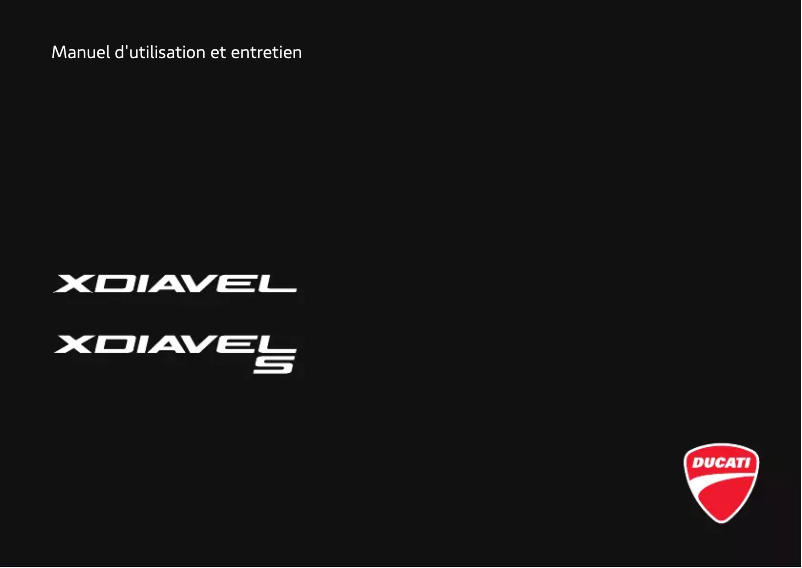 Página 1 del manual Manual de usuario Ducati XDiavel S (2020)