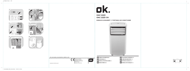 Imagen de la primera página del manual del dispositivo OAC 2223
