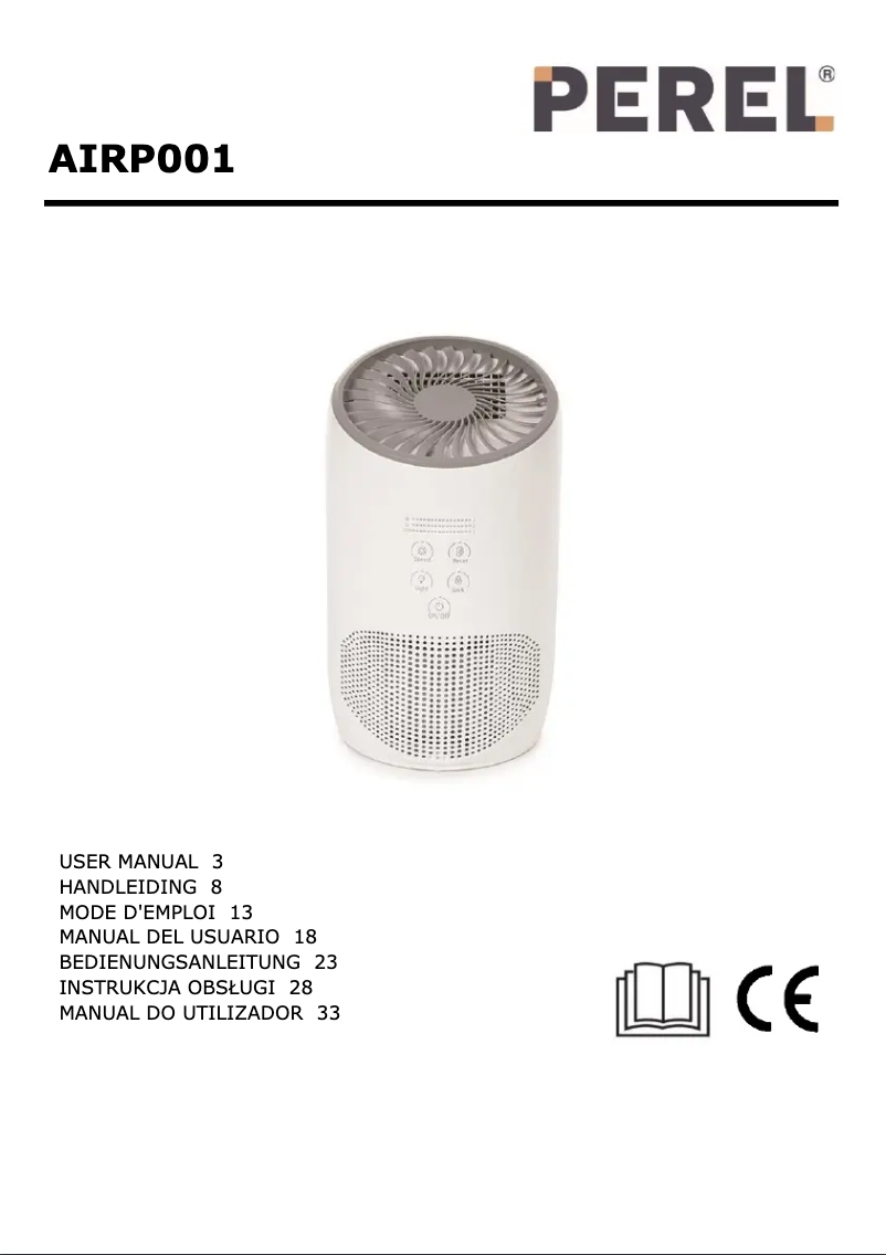 Página 1 del manual Manual de usuario Perel AIRP001