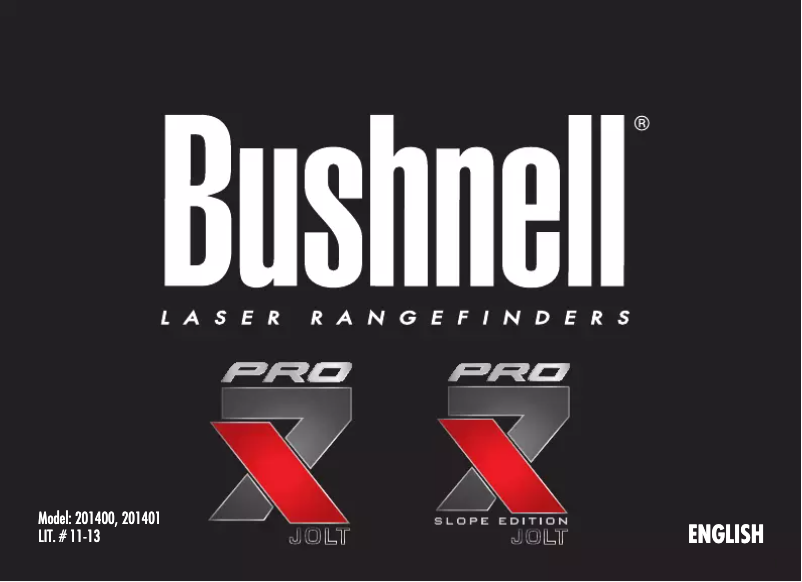 Página nº 1 - Manual de usuario Bushnell Pro X7