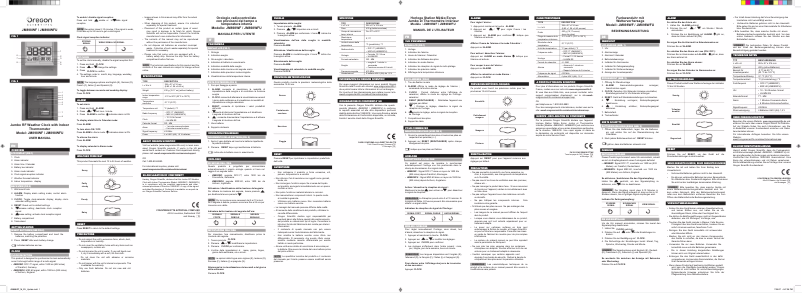Página 1 del manual Manual de usuario Oregon Scientific JM898WF