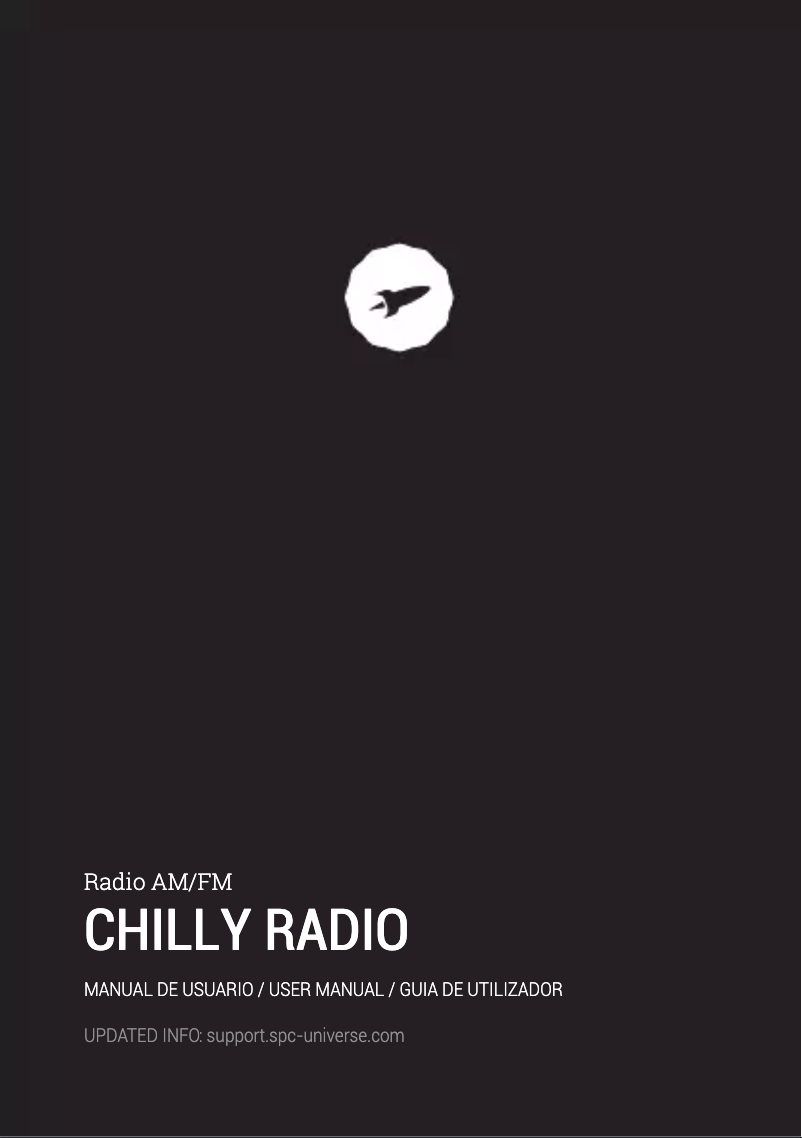 Página 1 del manual Manual de usuario SPC Chilly Radio