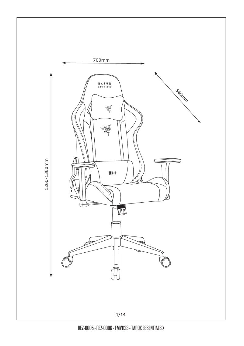 Imagen de la primera página del manual del dispositivo Tarok Essentials